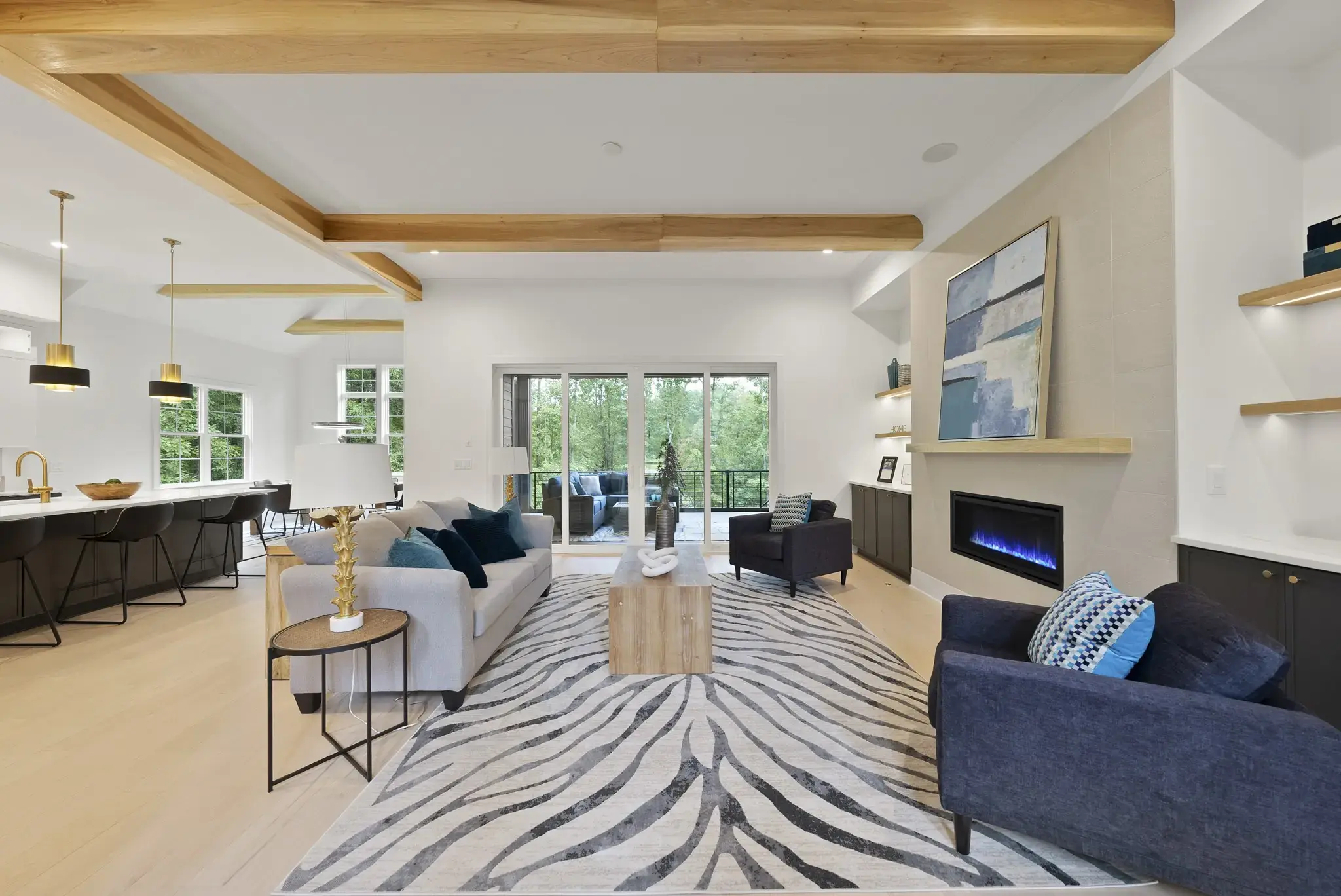 Interior detail from a Russin Homes project serving Raleigh
