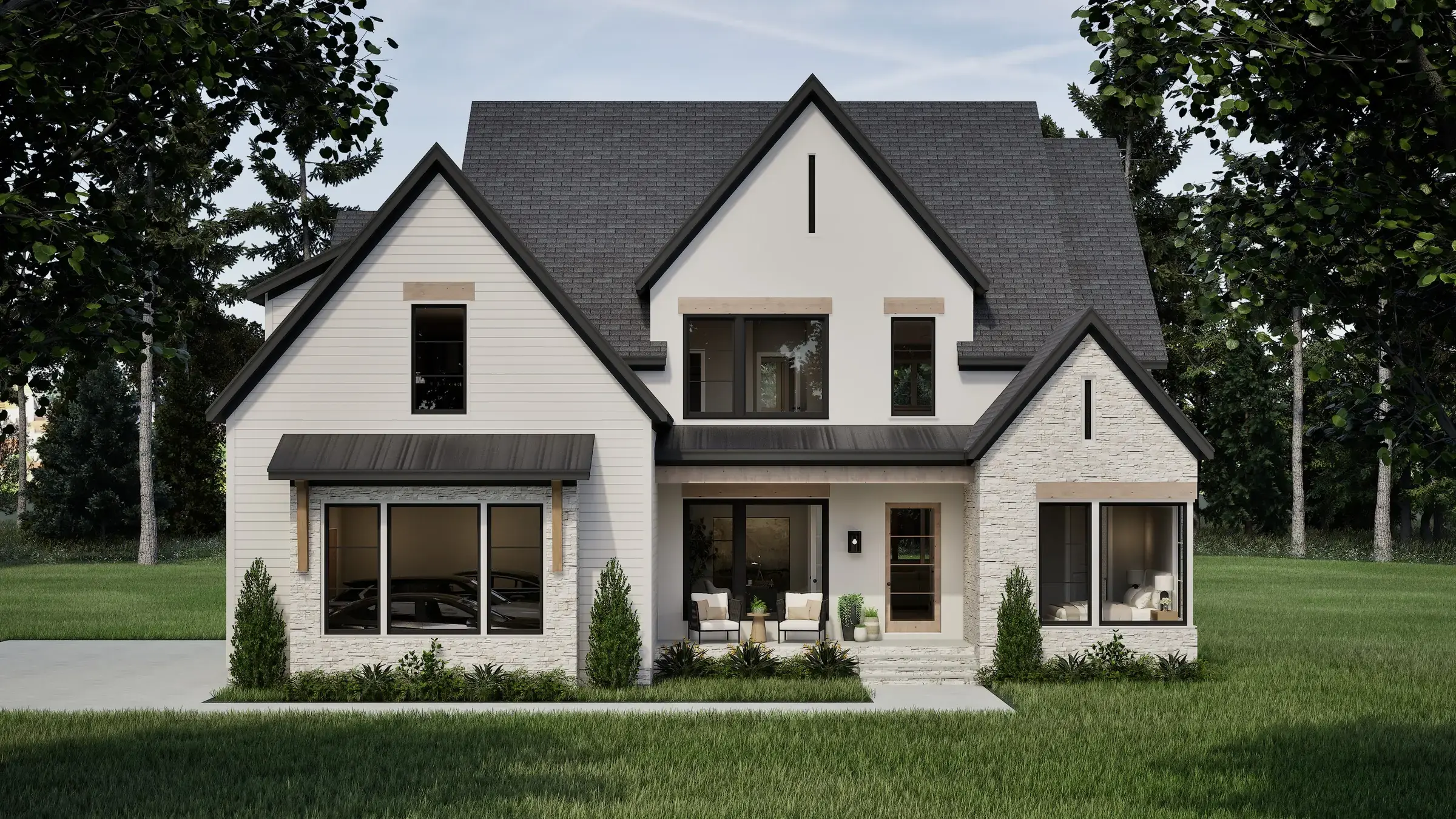 Proposed design for The Willowbrook at 7613 Thompson Mill Road